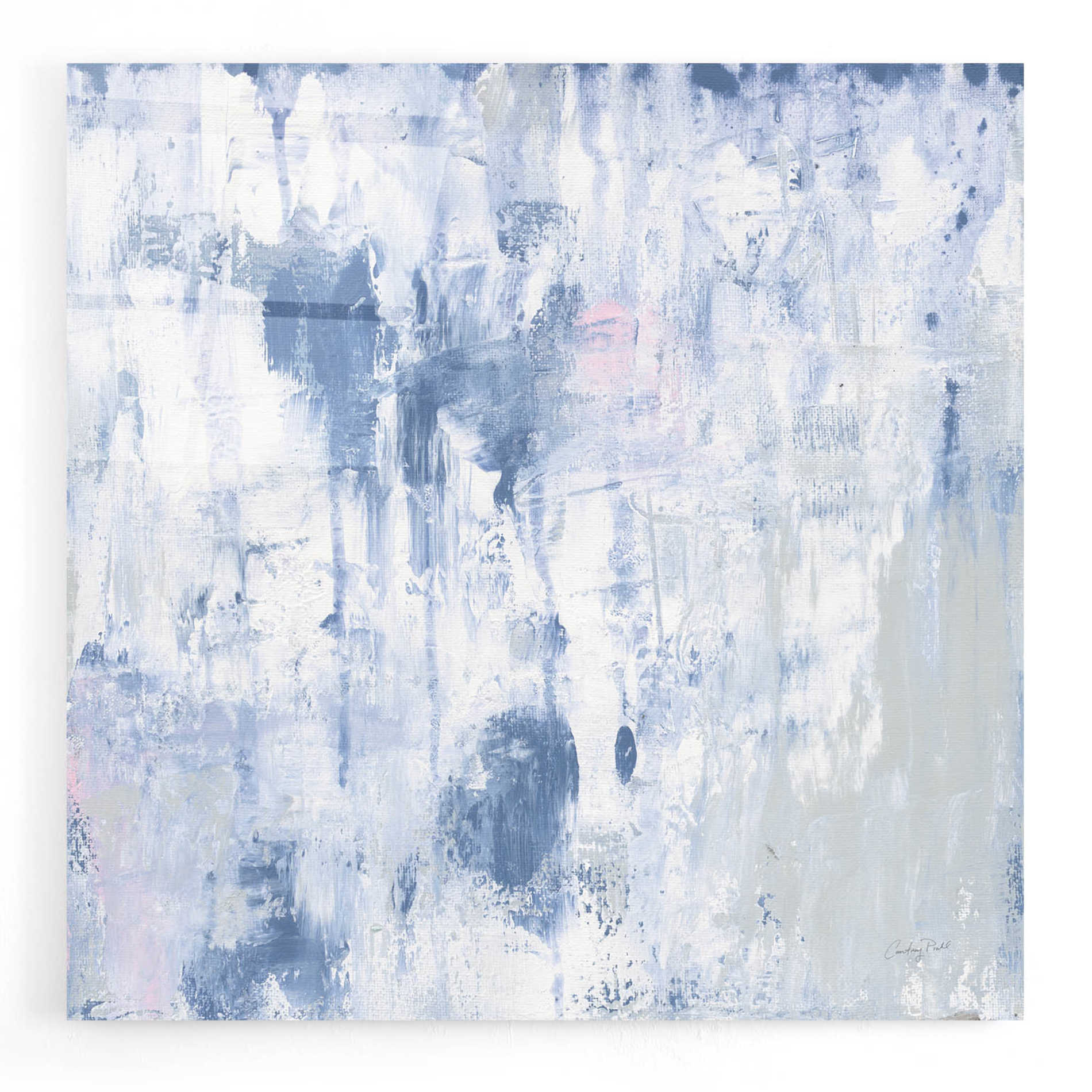 Epic Art 'White Out II' by Courtney Prahl, Acrylic Glass Wall Art,12x12