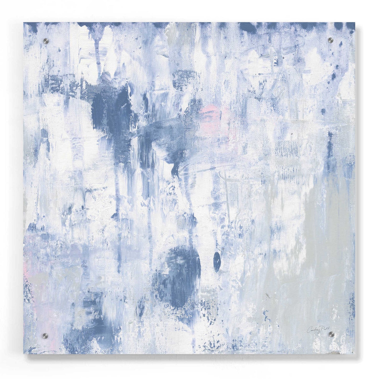 Epic Art 'White Out II' by Courtney Prahl, Acrylic Glass Wall Art,24x24