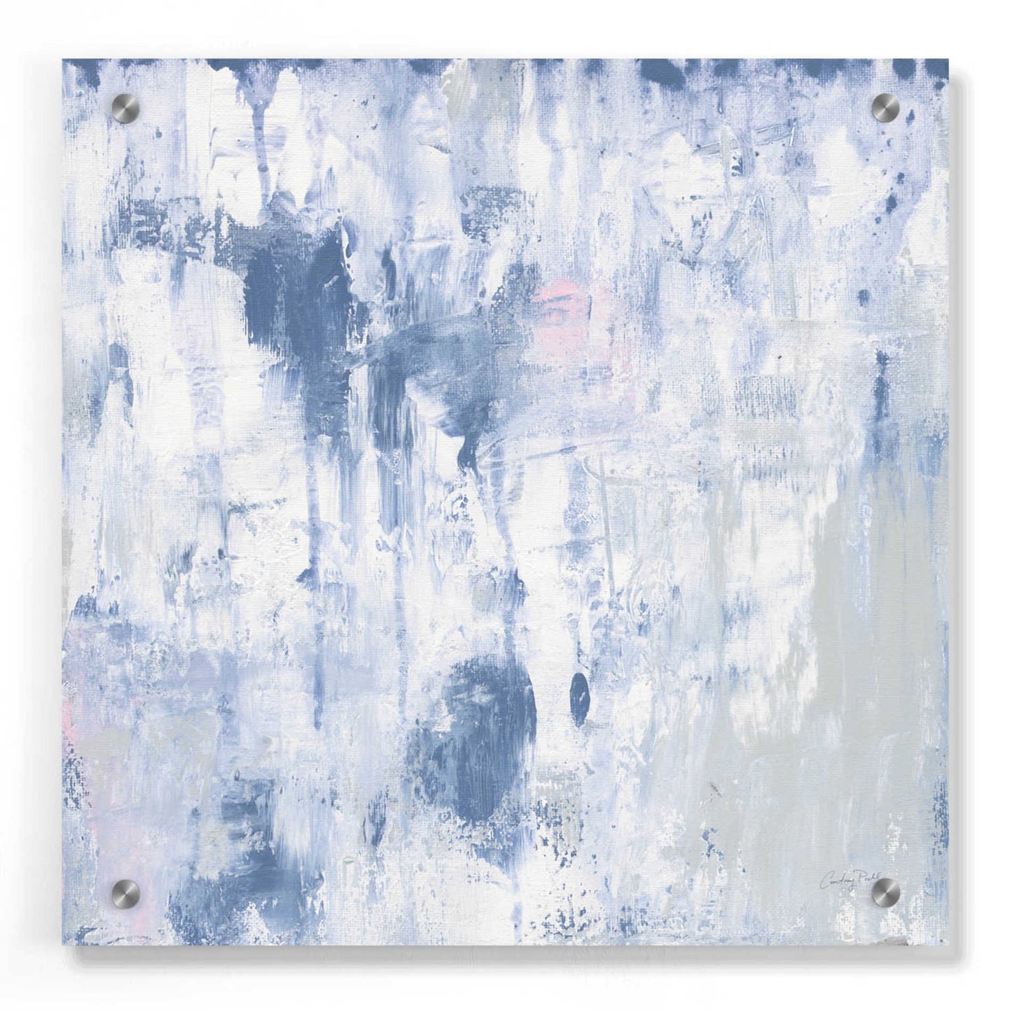 Epic Art 'White Out II' by Courtney Prahl, Acrylic Glass Wall Art,36x36