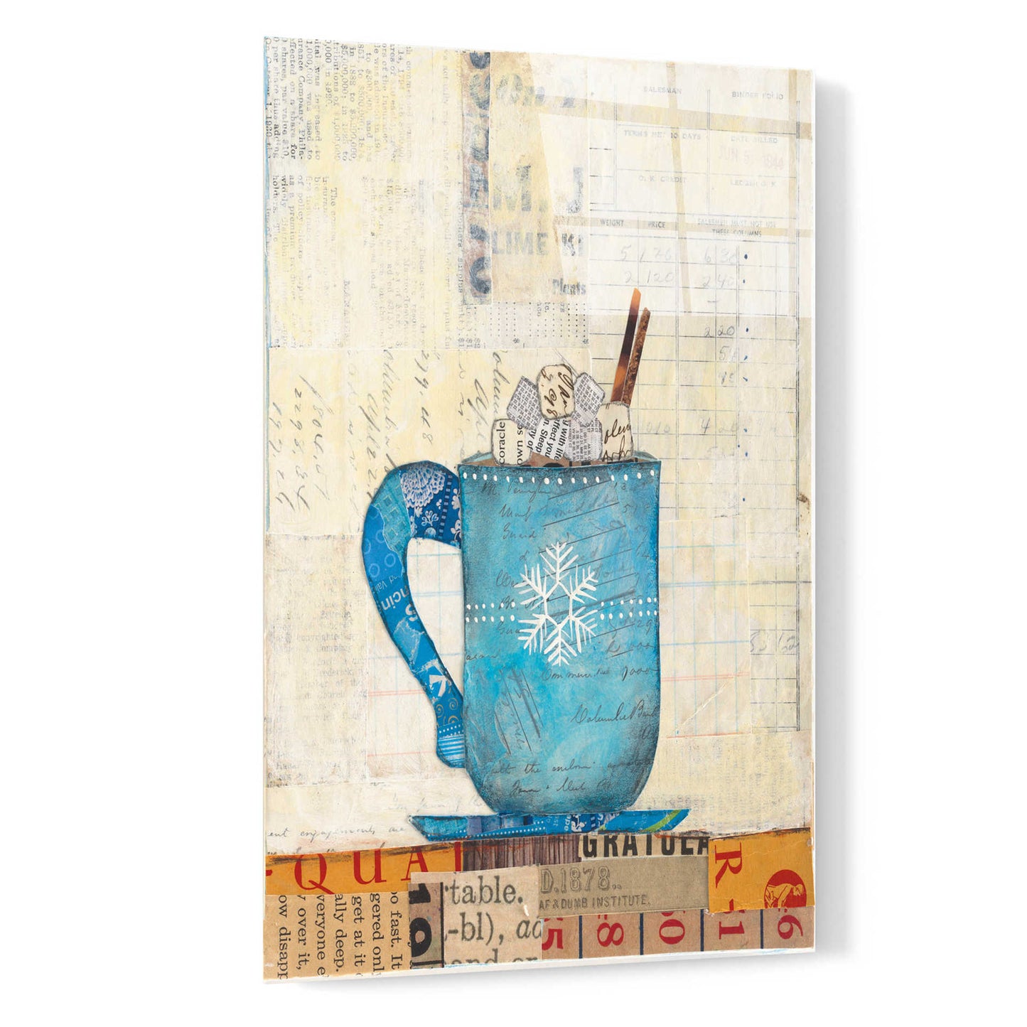 Epic Art 'Cozy Cups I' by Courtney Prahl, Acrylic Glass Wall Art,16x24