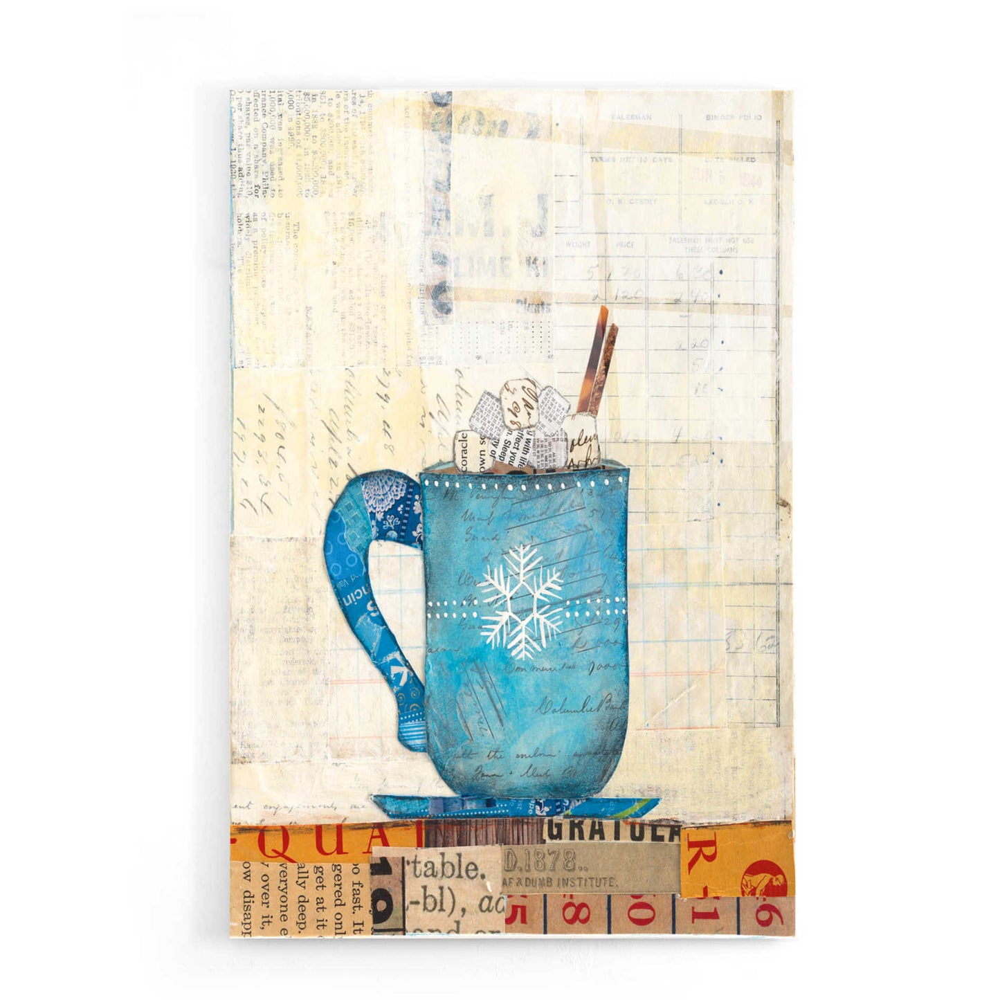 Epic Art 'Cozy Cups I' by Courtney Prahl, Acrylic Glass Wall Art,16x24