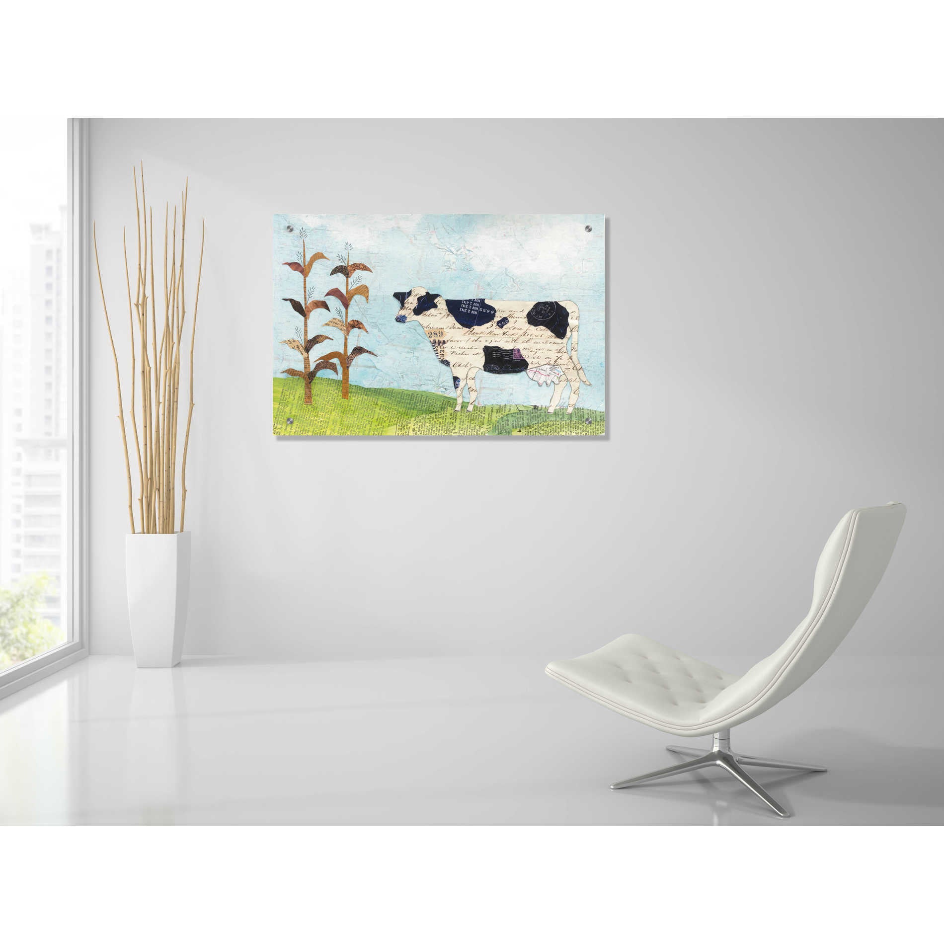 Epic Art 'On the Farm IV' by Courtney Prahl, Acrylic Glass Wall Art,36x24