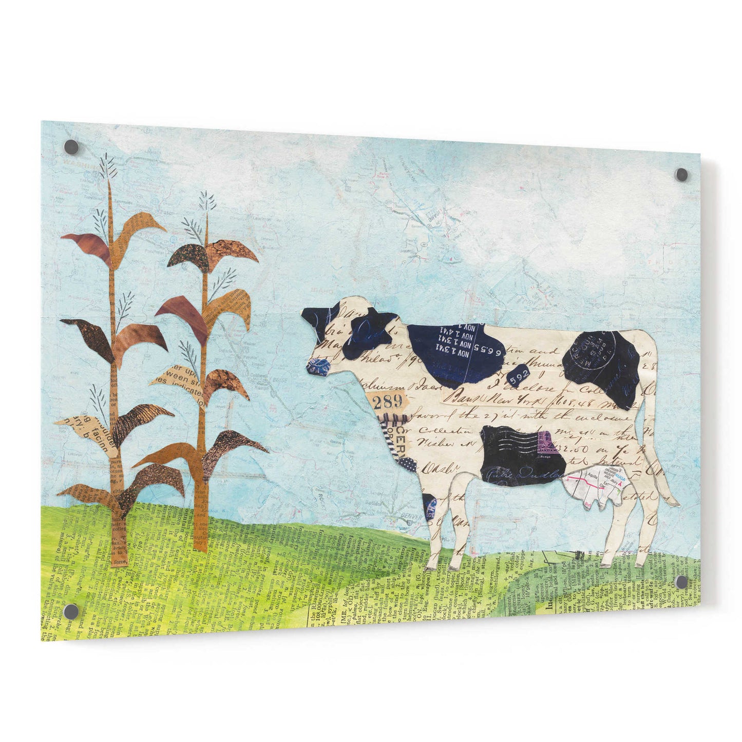 Epic Art 'On the Farm IV' by Courtney Prahl, Acrylic Glass Wall Art,36x24