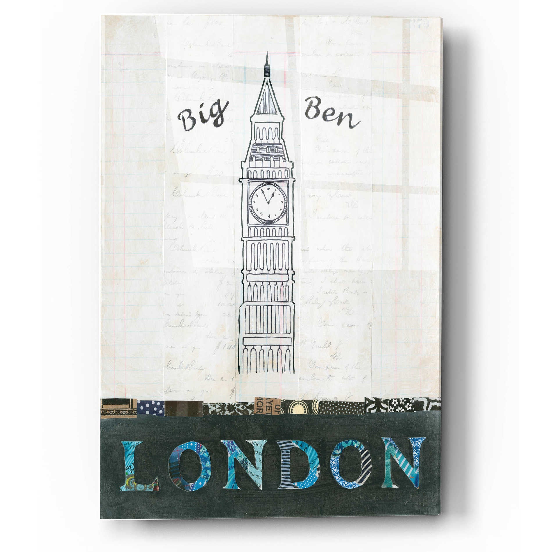 Epic Art 'Big Ben' by Courtney Prahl, Acrylic Glass Wall Art,12x16