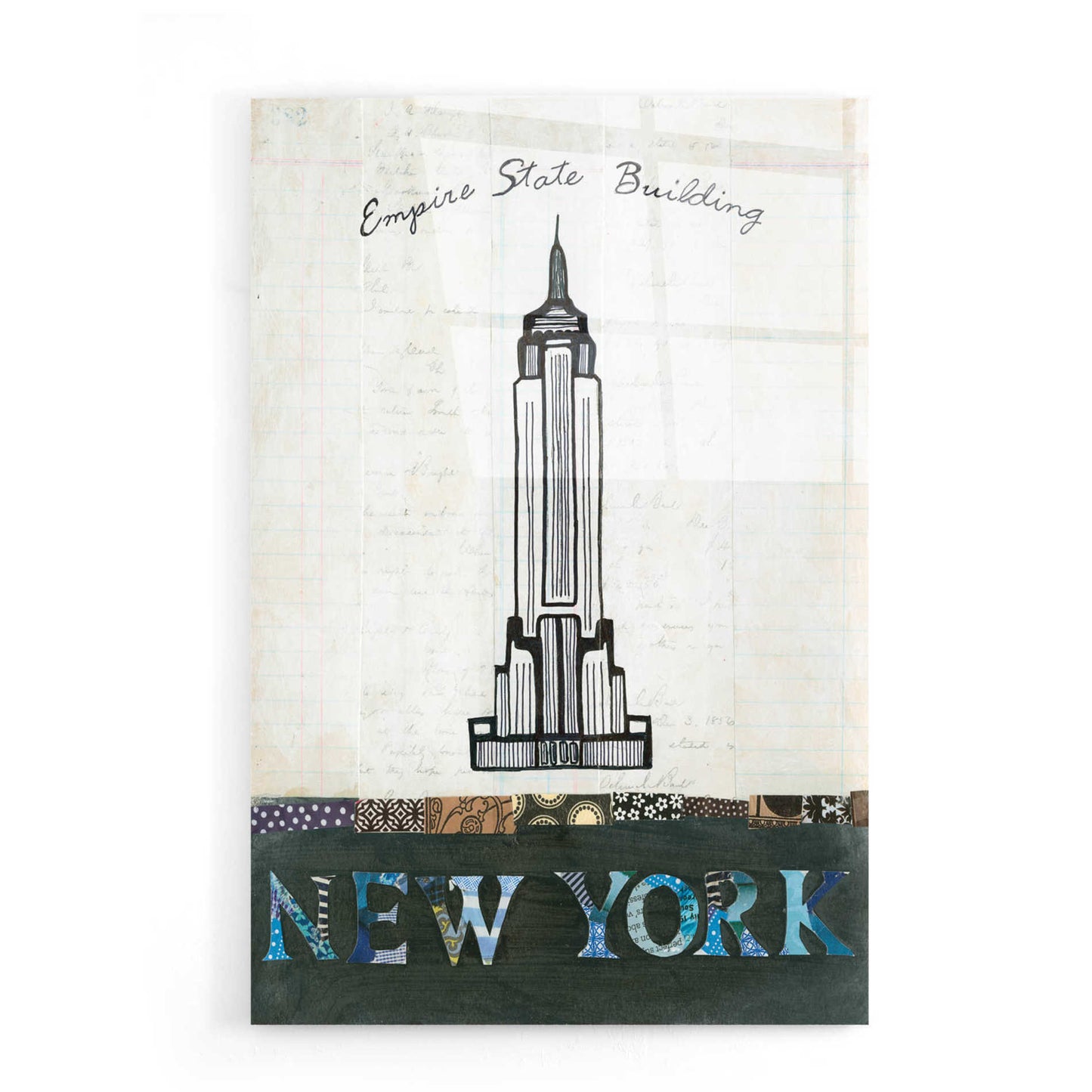 Epic Art 'Empire State Building' by Courtney Prahl, Acrylic Glass Wall Art,16x24
