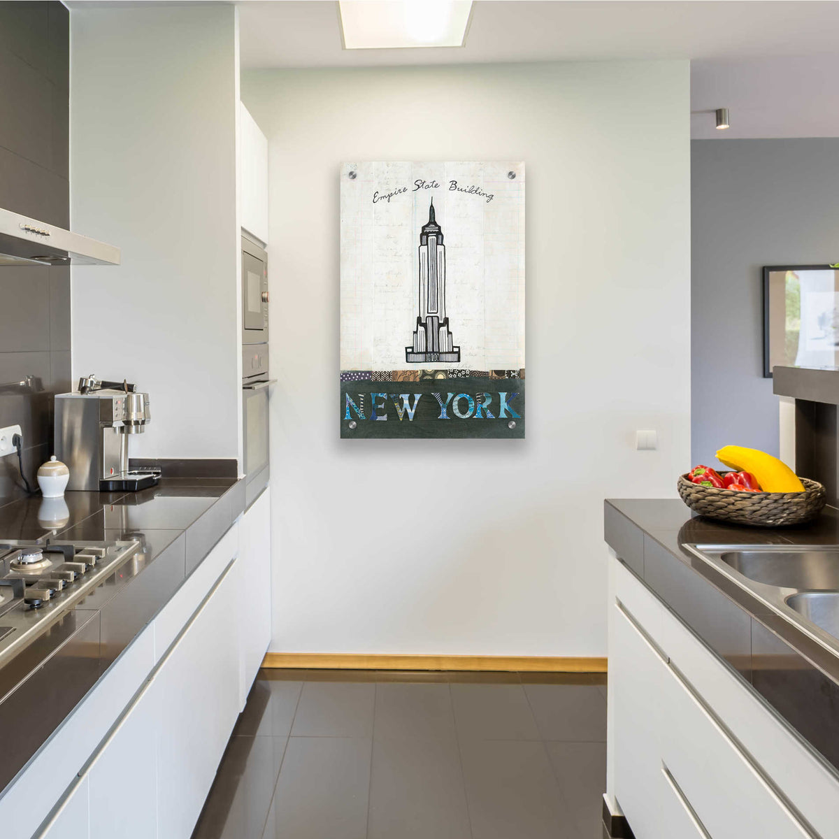 Epic Art 'Empire State Building' by Courtney Prahl, Acrylic Glass Wall Art,24x36