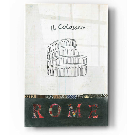 Epic Art 'Il Colosseo' by Courtney Prahl, Acrylic Glass Wall Art