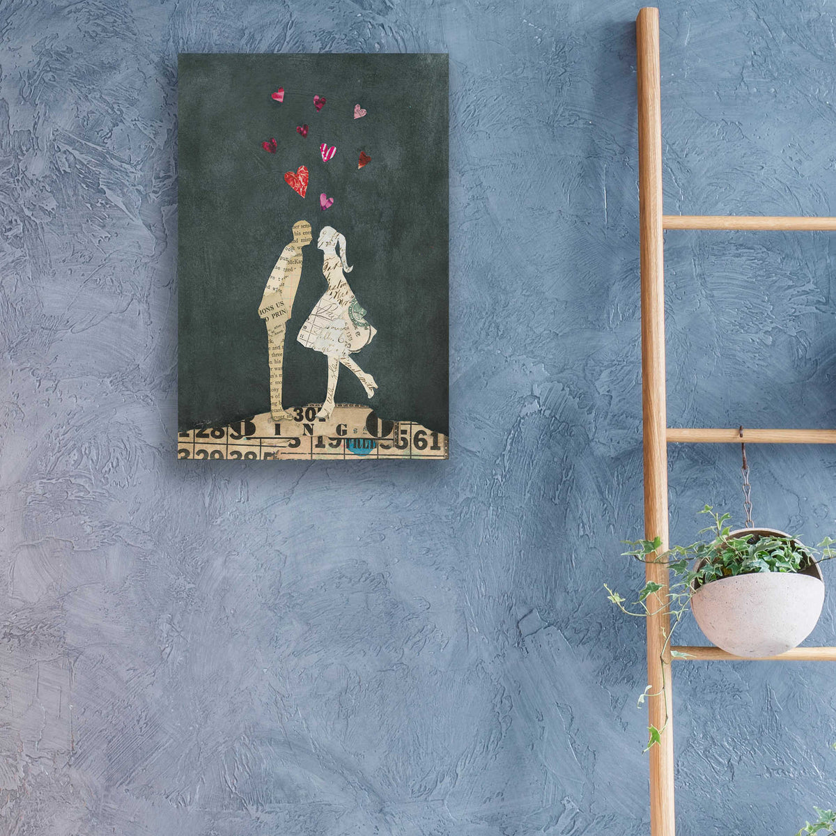 Epic Art 'Cute Couple I' by Courtney Prahl, Acrylic Glass Wall Art,16x24