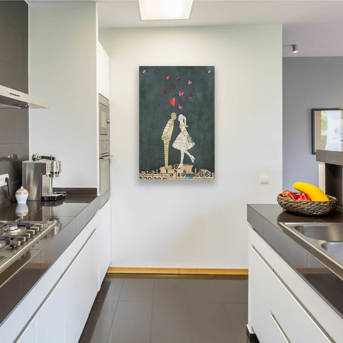 Epic Art 'Cute Couple I' by Courtney Prahl, Acrylic Glass Wall Art,24x36