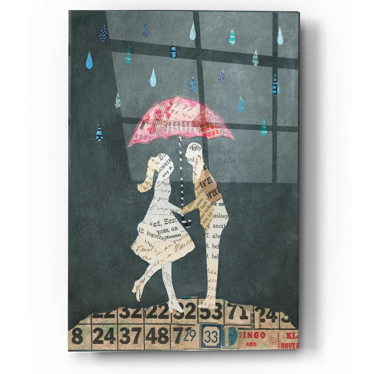 Epic Art 'Cute Couple II' by Courtney Prahl, Acrylic Glass Wall Art