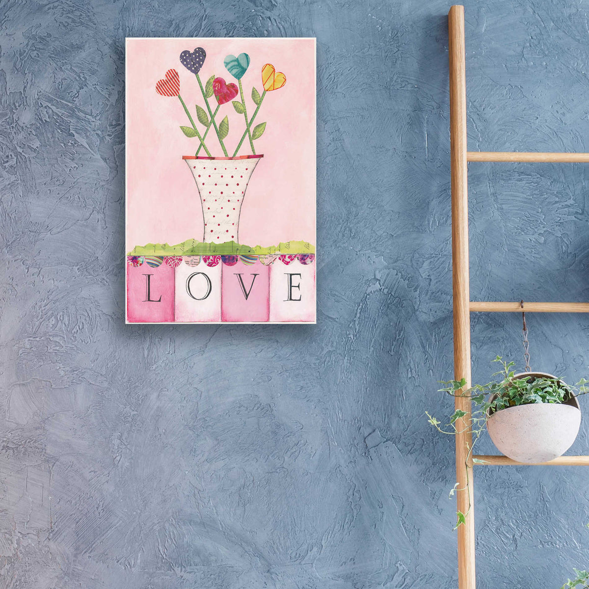 Epic Art 'Love' by Courtney Prahl, Acrylic Glass Wall Art,16x24