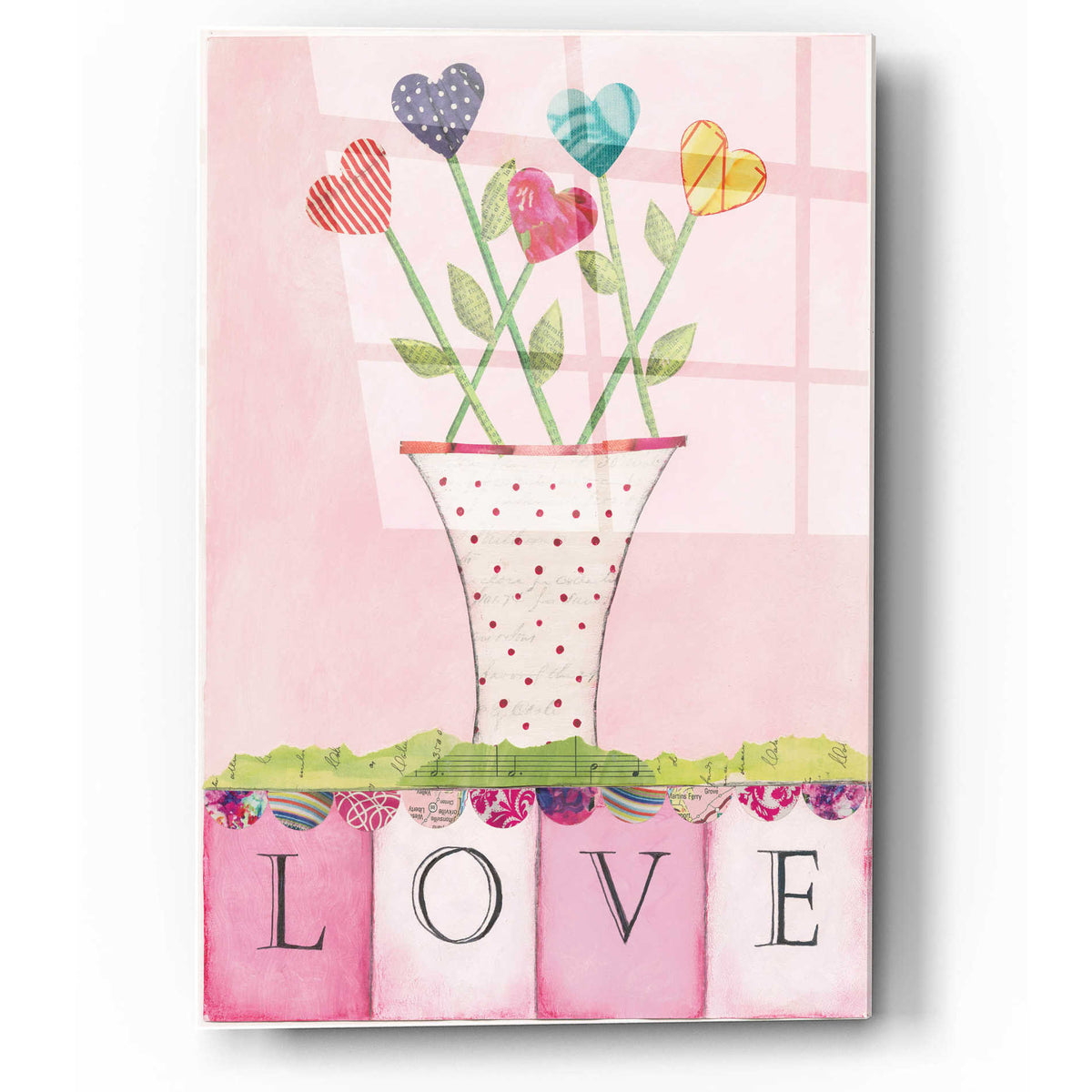 Epic Art 'Love' by Courtney Prahl, Acrylic Glass Wall Art