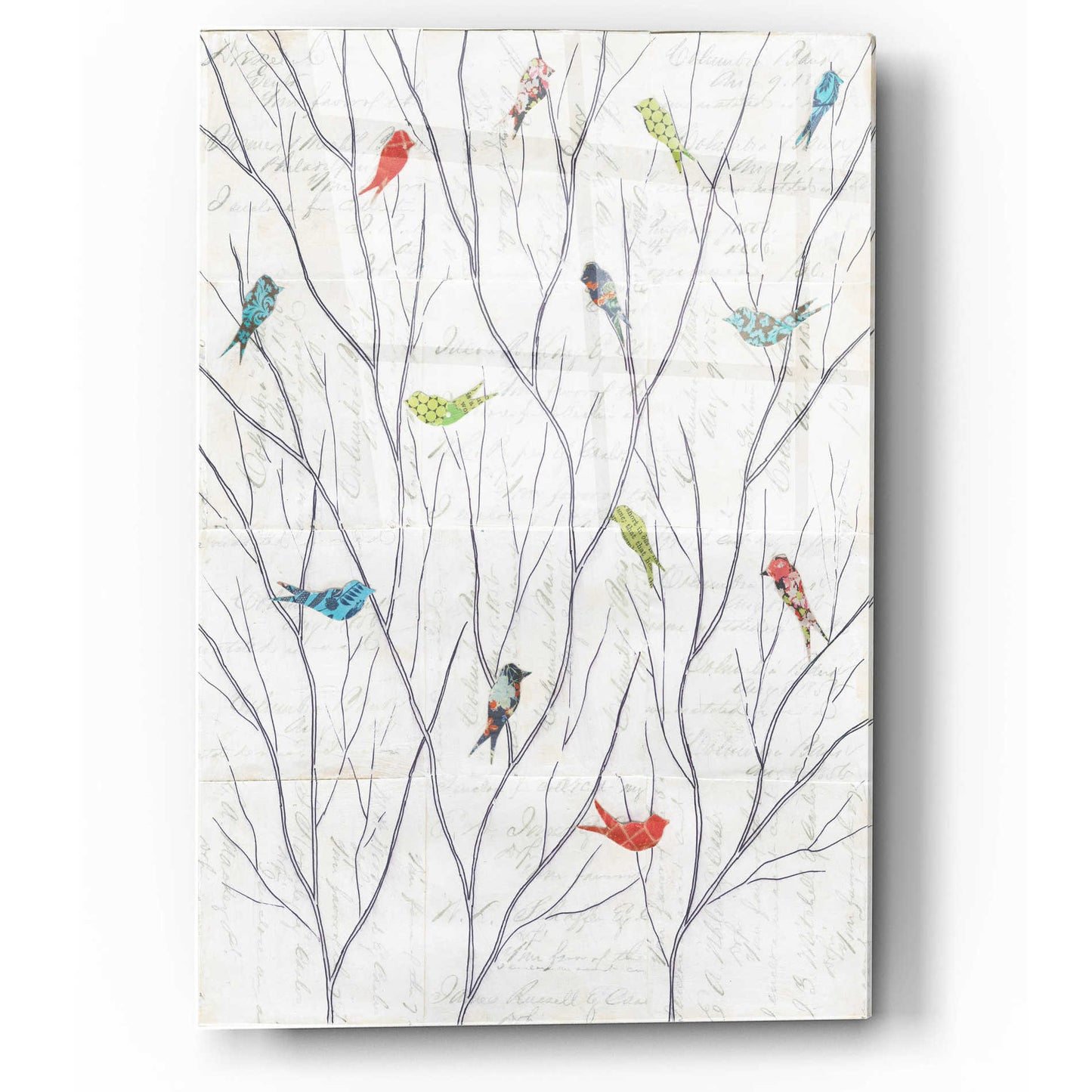 Epic Art 'Summer Song Birds' by Courtney Prahl, Acrylic Glass Wall Art,12x16