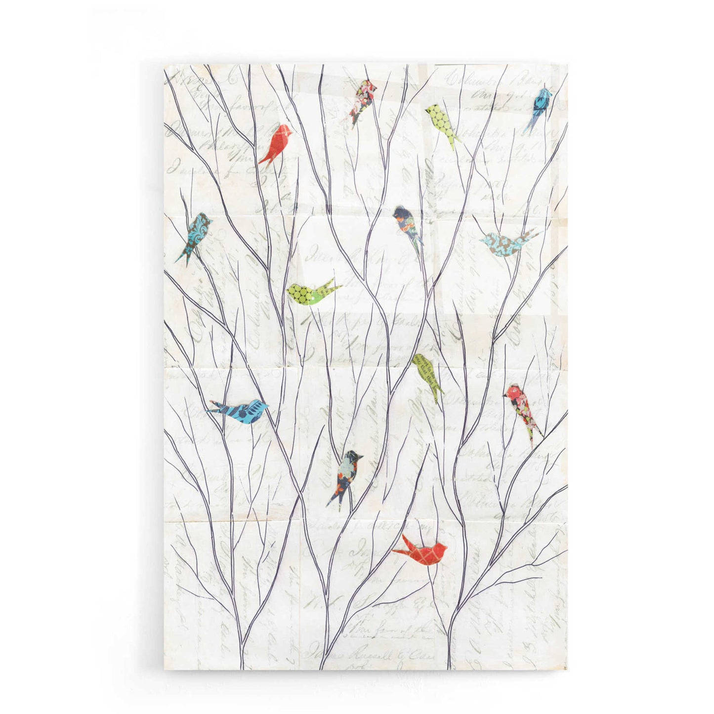 Epic Art 'Summer Song Birds' by Courtney Prahl, Acrylic Glass Wall Art,16x24