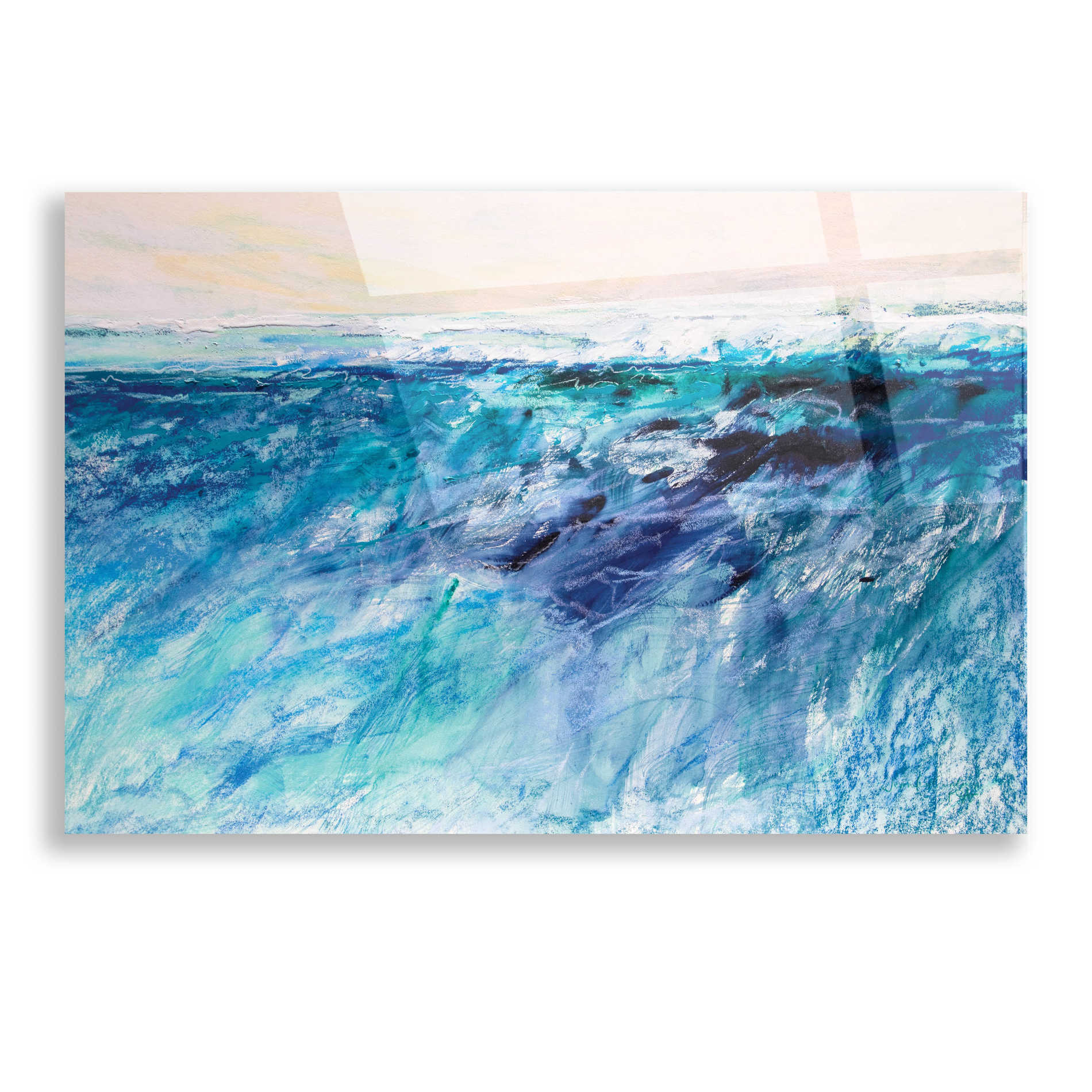 Epic Art 'Wave 6' by Jennifer Gardner, Acrylic Glass Wall Art