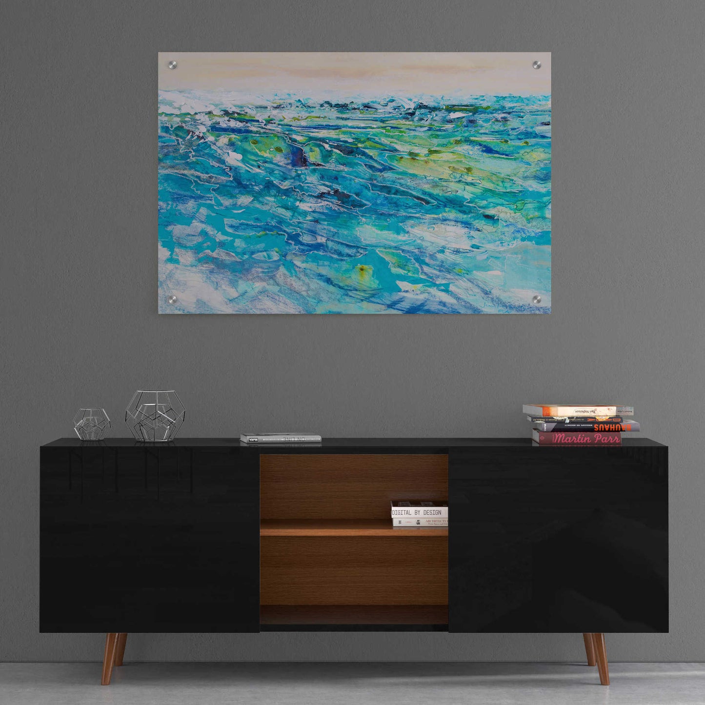 Epic Art 'Ocean 2' by Jennifer Gardner, Acrylic Glass Wall Art,36x24