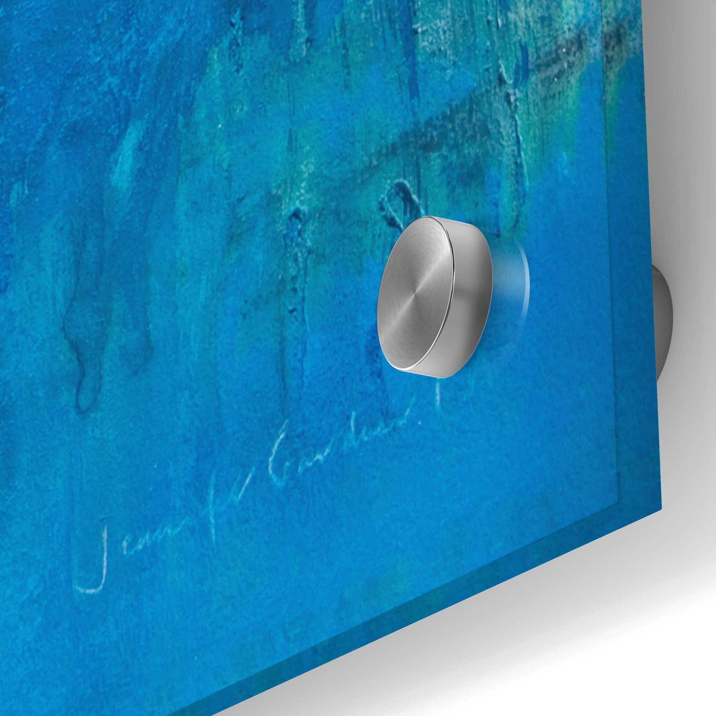 Epic Art 'Blue Horizon' by Jennifer Gardner, Acrylic Glass Wall Art,36x36