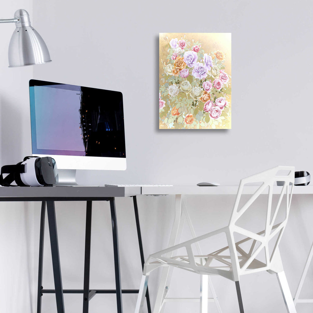 Epic Art 'Rose Scent' by Zigen Tanabe, Acrylic Glass Wall Art,12x16