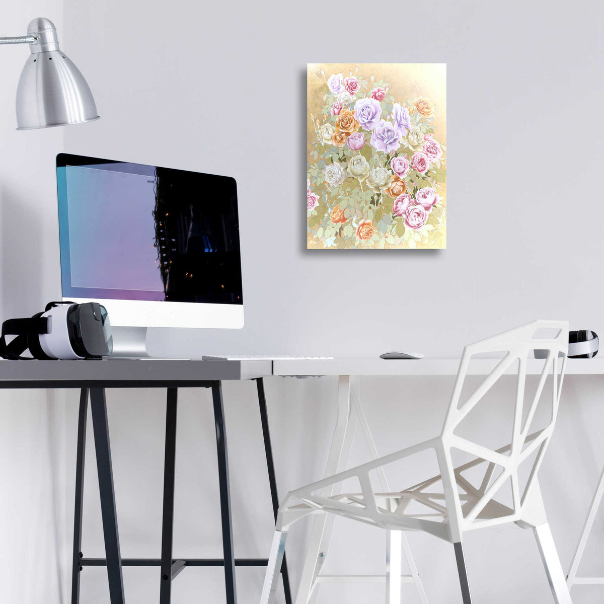 Epic Art 'Rose Scent' by Zigen Tanabe, Acrylic Glass Wall Art,12x16