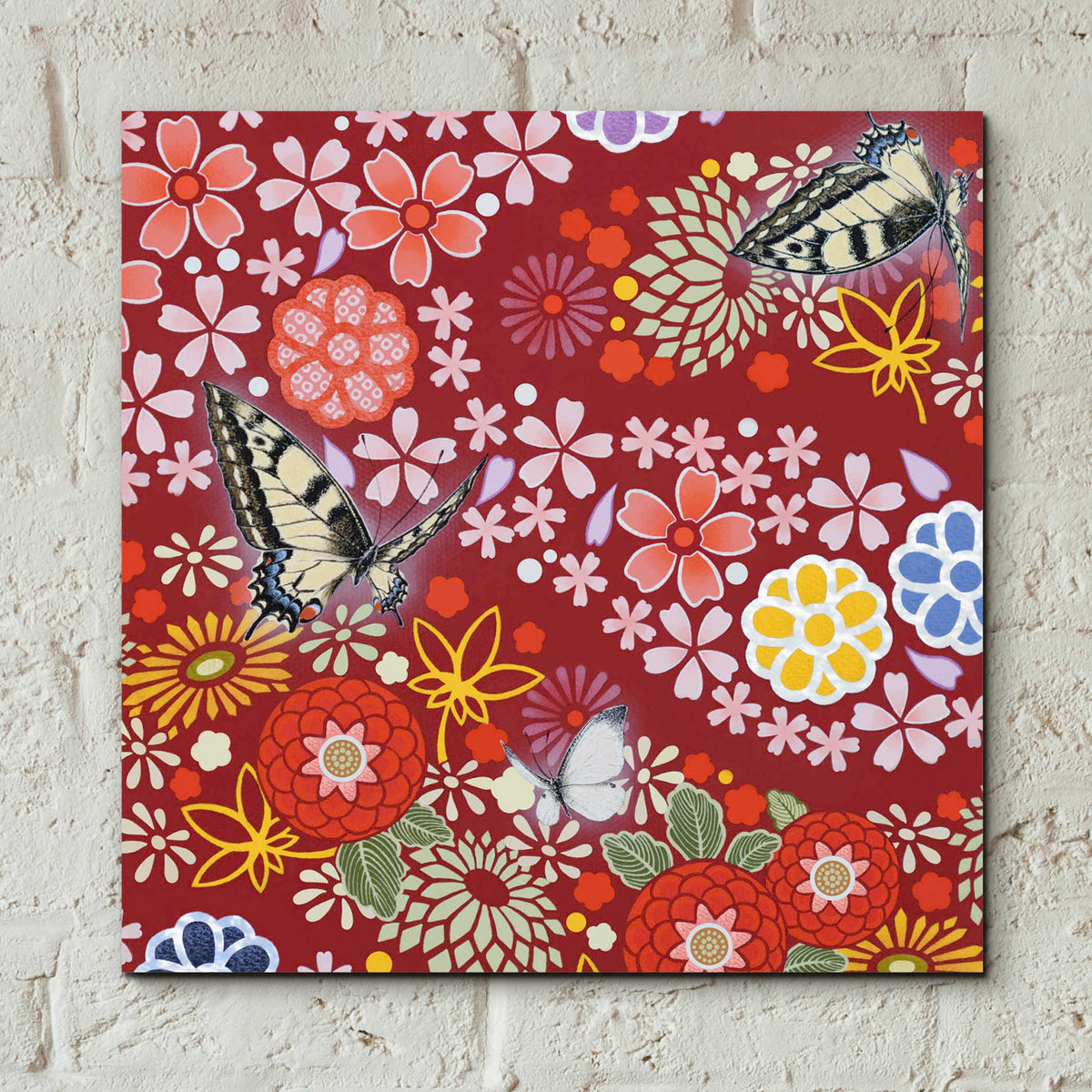 Epic Art 'Spring and Autumn Flow' by Zigen Tanabe, Acrylic Glass Wall Art,12x12
