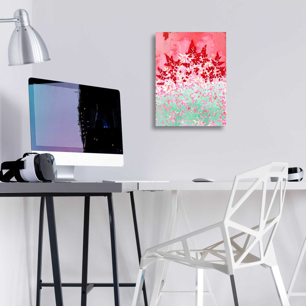 Epic Art 'Nandina Domestica' by Zigen Tanabe, Acrylic Glass Wall Art,12x16