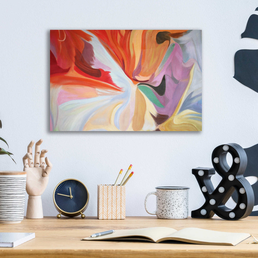 Epic Art 'Notes of Elegance 8' by Irena Orlov, Acrylic Glass Wall Art,16x12