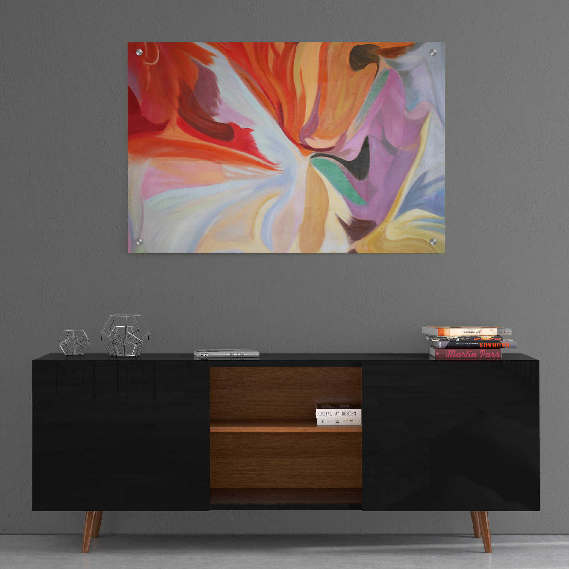 Epic Art 'Notes of Elegance 8' by Irena Orlov, Acrylic Glass Wall Art,36x24