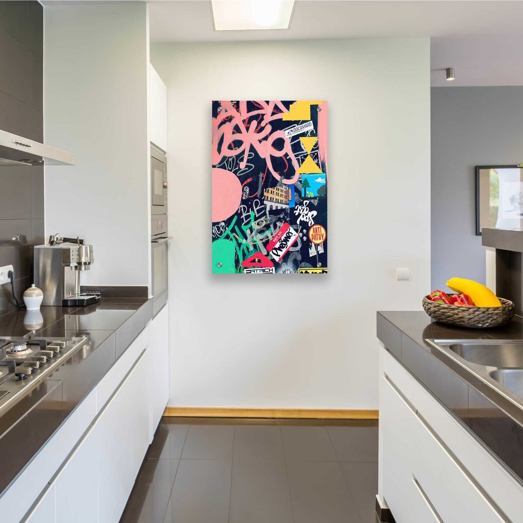 Epic Art 'Out of Meaning' by Irena Orlov, Acrylic Glass Wall Art,24x36