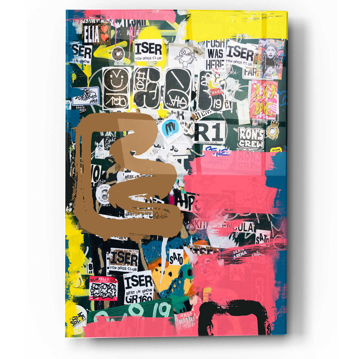 Epic Art 'Sort of thought' by Irena Orlov, Acrylic Glass Wall Art