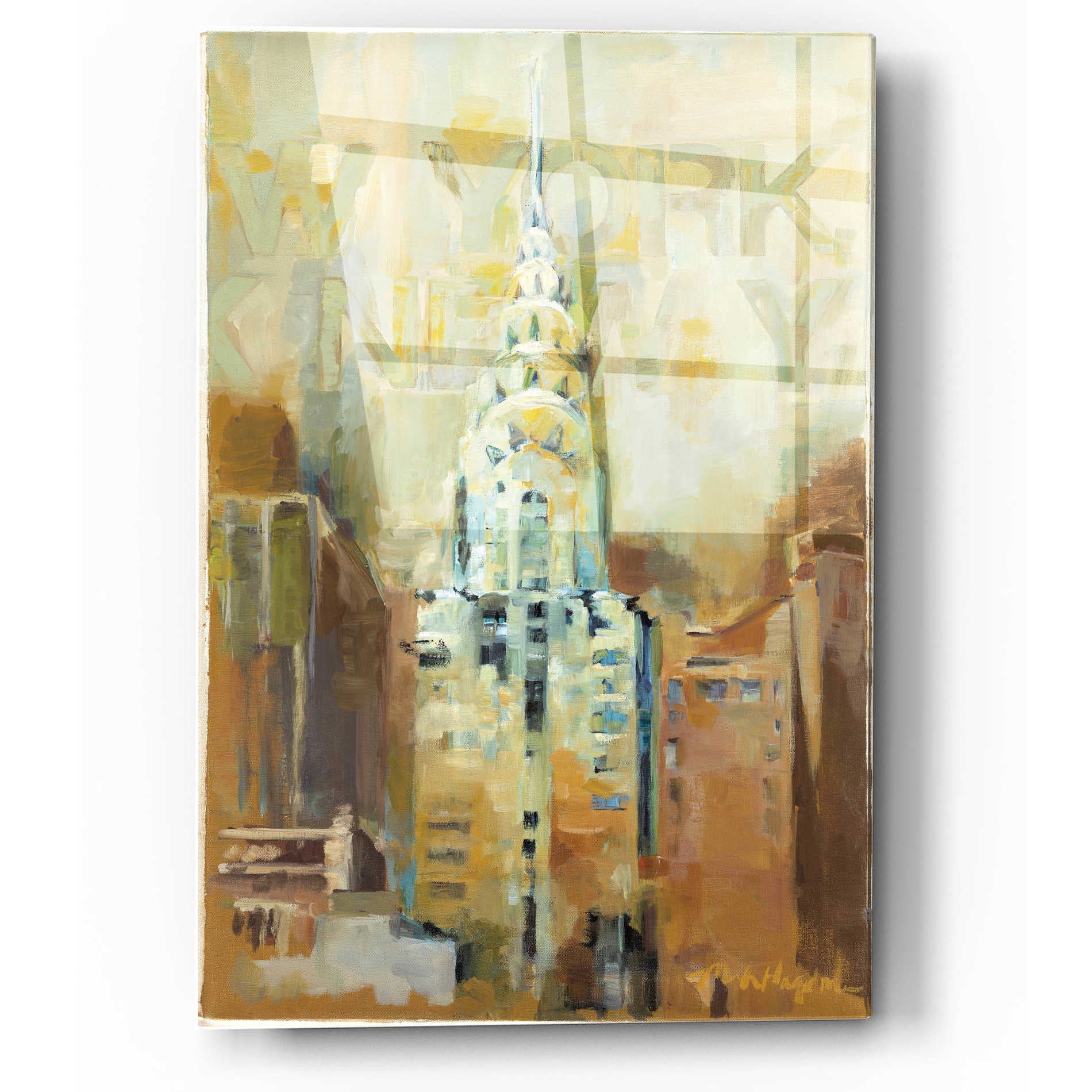 Epic Art 'The Chrysler Building' by Marilyn Hageman, Acrylic Glass Wall Art,12x16