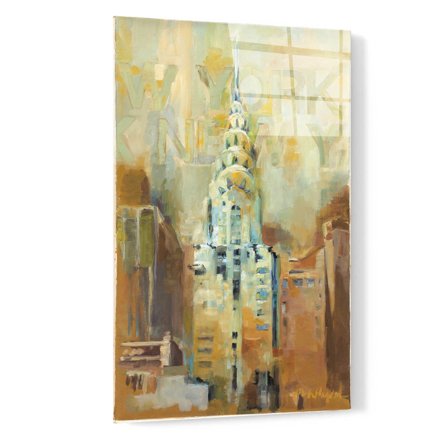 Epic Art 'The Chrysler Building' by Marilyn Hageman, Acrylic Glass Wall Art,16x24