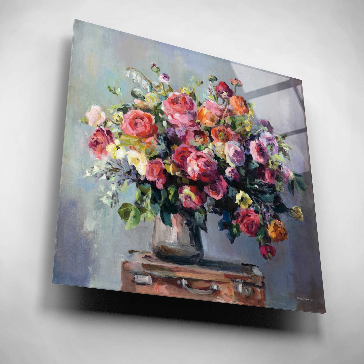 Epic Art 'Abundant Bouquet' by Marilyn Hageman, Acrylic Glass Wall Art,12x12
