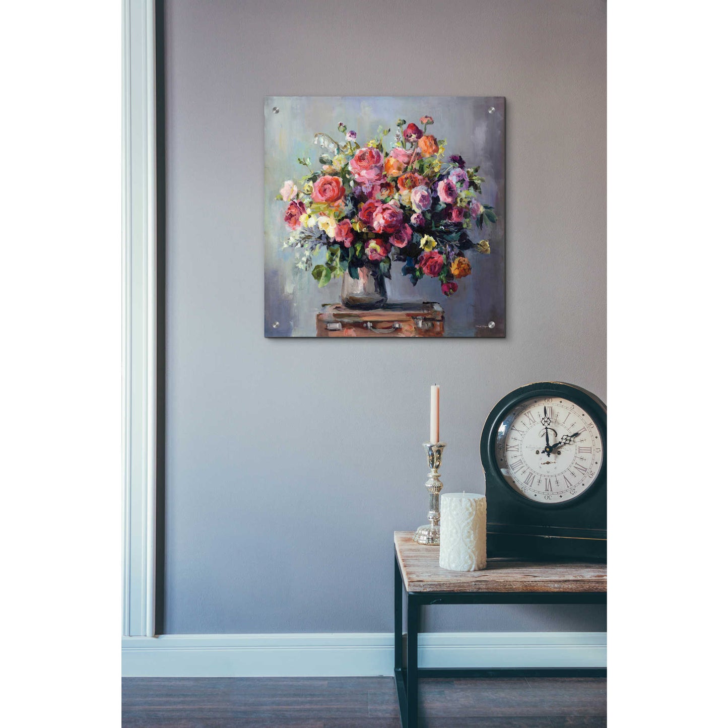 Epic Art 'Abundant Bouquet' by Marilyn Hageman, Acrylic Glass Wall Art,24x24