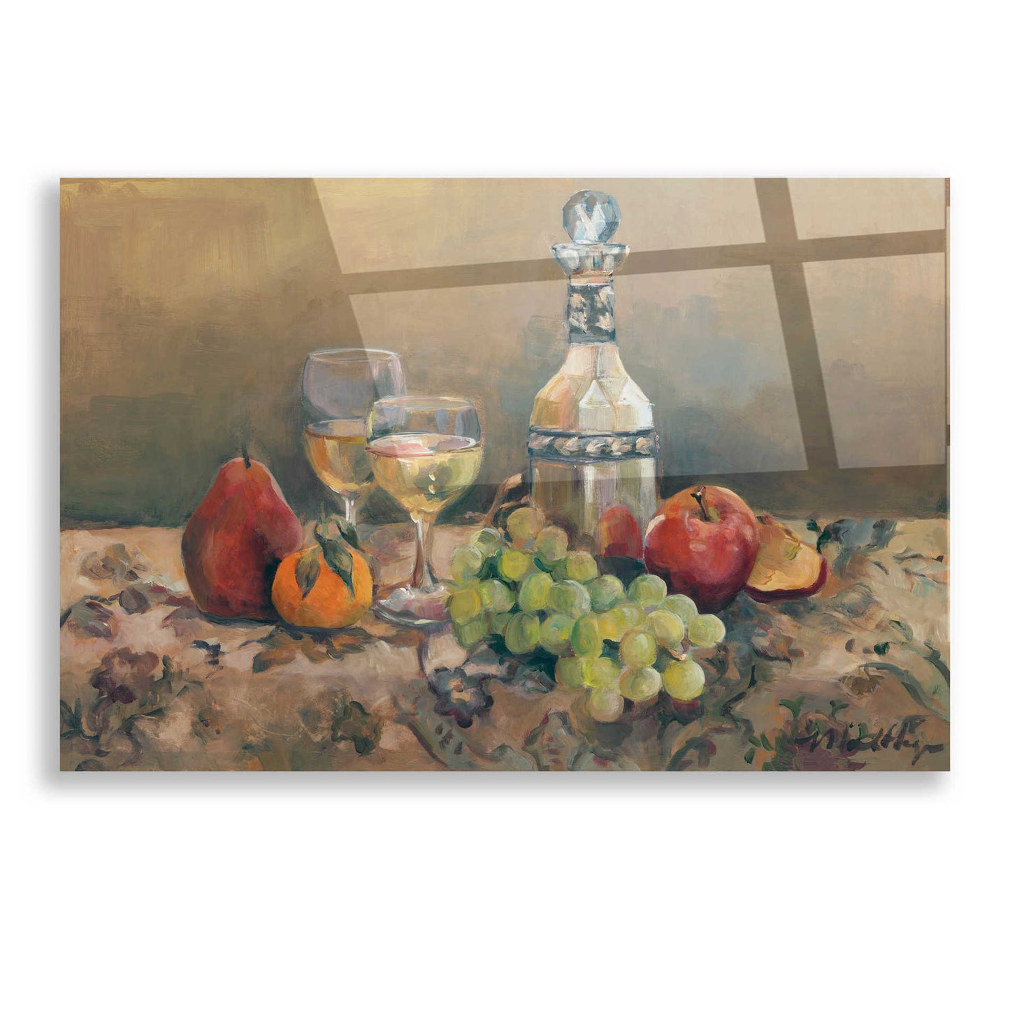 Epic Art 'Fruit Wine' by Marilyn Hageman, Acrylic Glass Wall Art,16x12