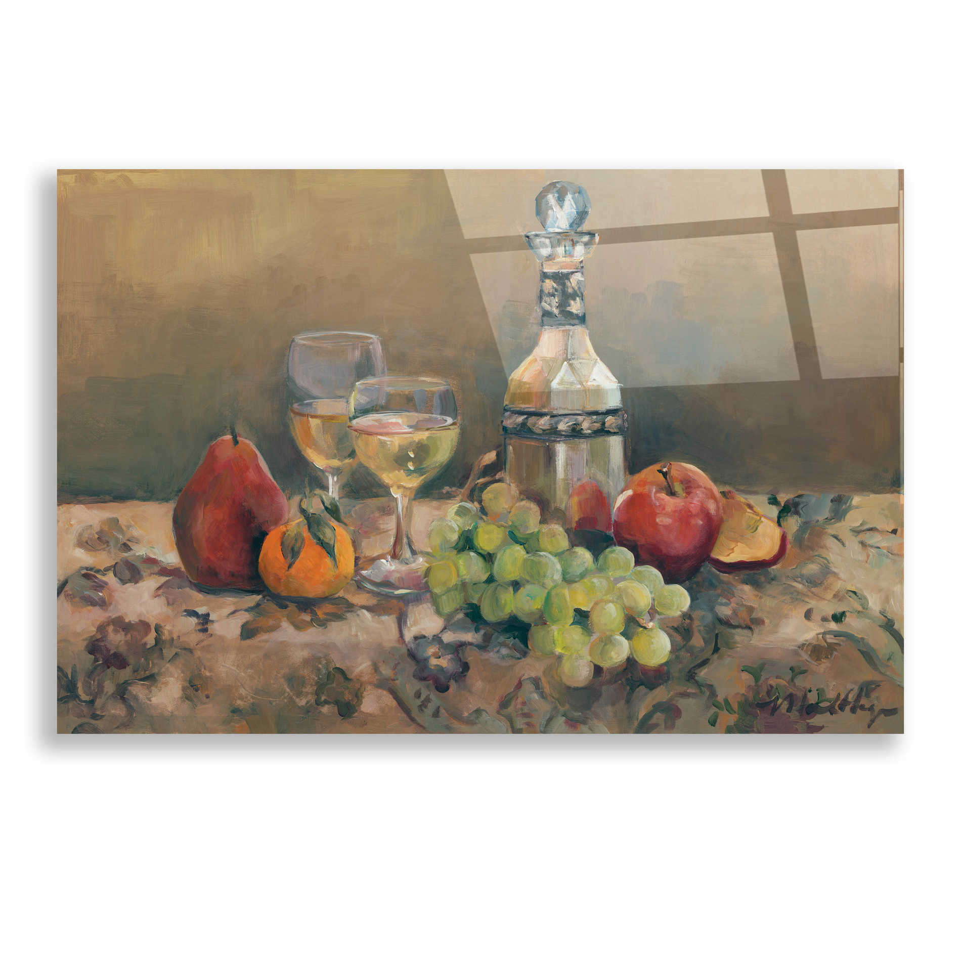 Epic Art 'Fruit Wine' by Marilyn Hageman, Acrylic Glass Wall Art,24x16