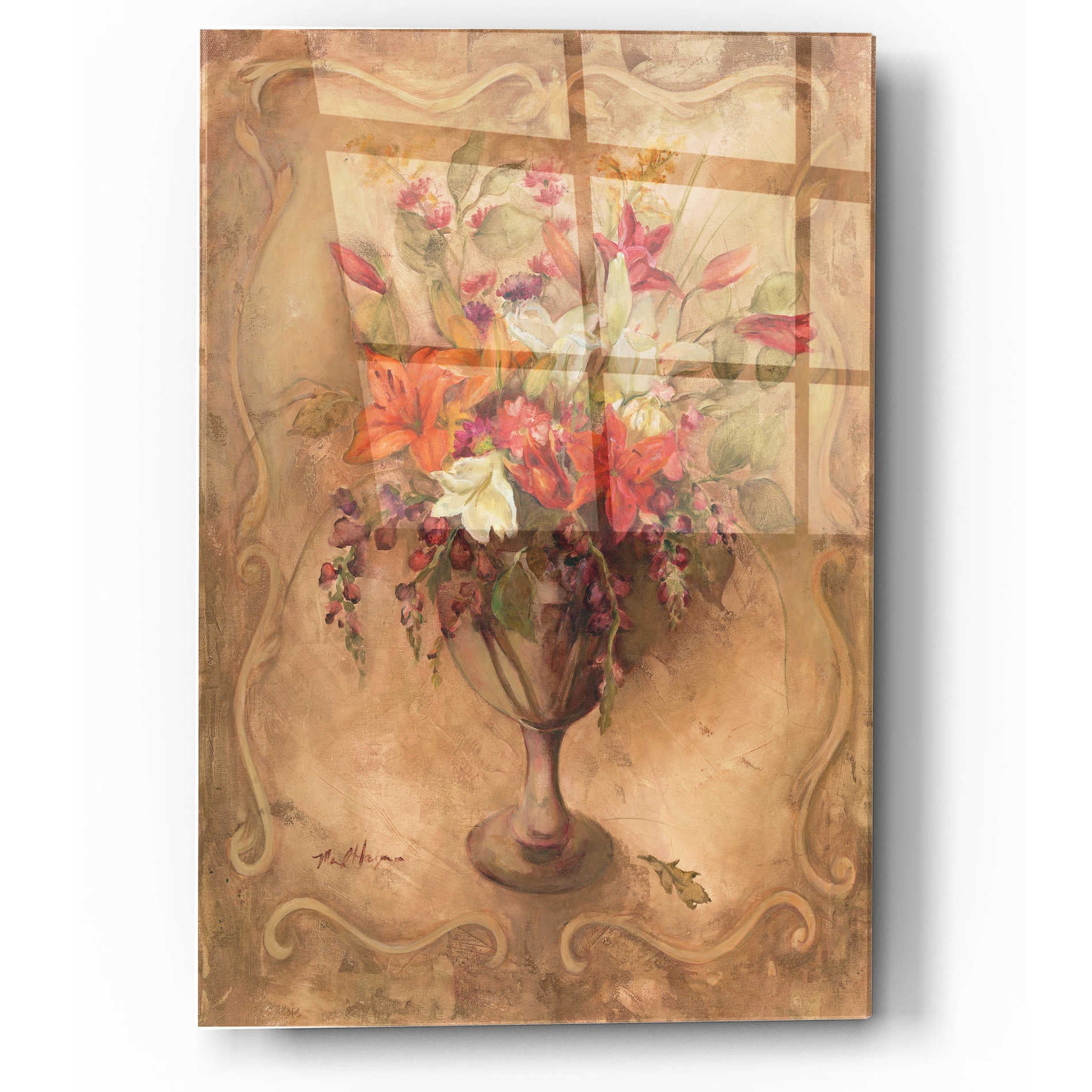 Epic Art 'Fragrant Bouquet I' by Marilyn Hageman, Acrylic Glass Wall Art,12x16