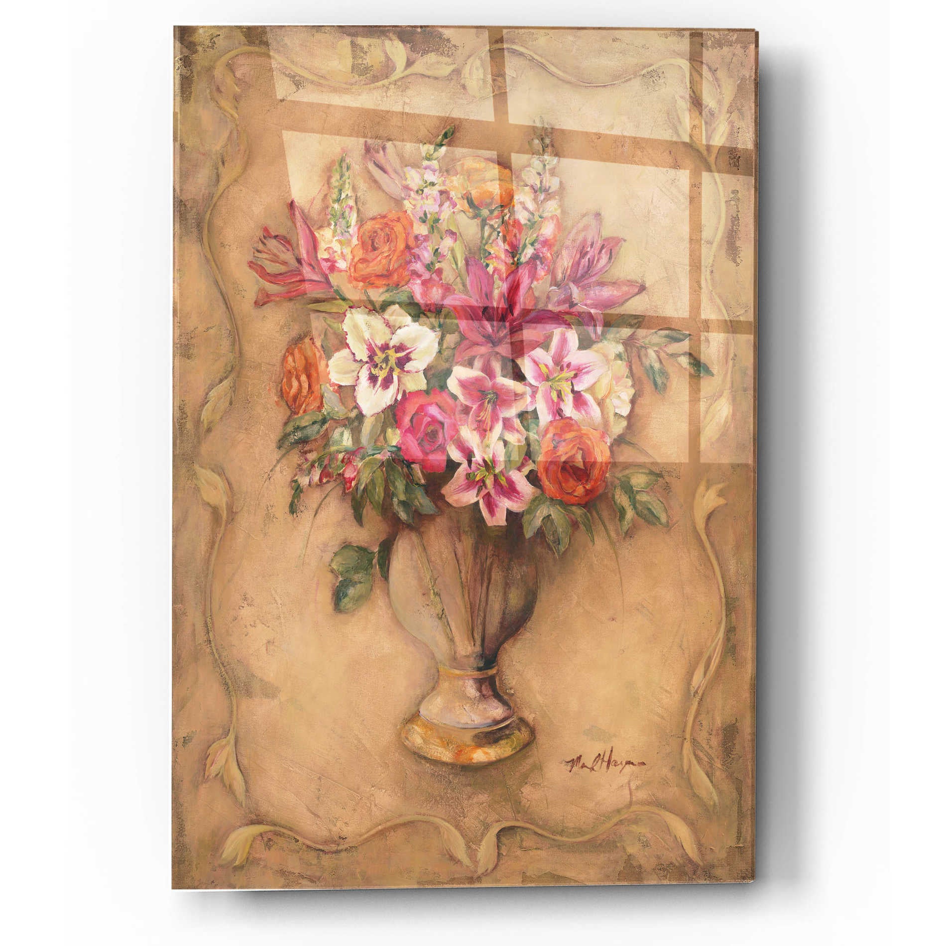 Epic Art 'Fragrant Bouquet II' by Marilyn Hageman, Acrylic Glass Wall Art,12x16