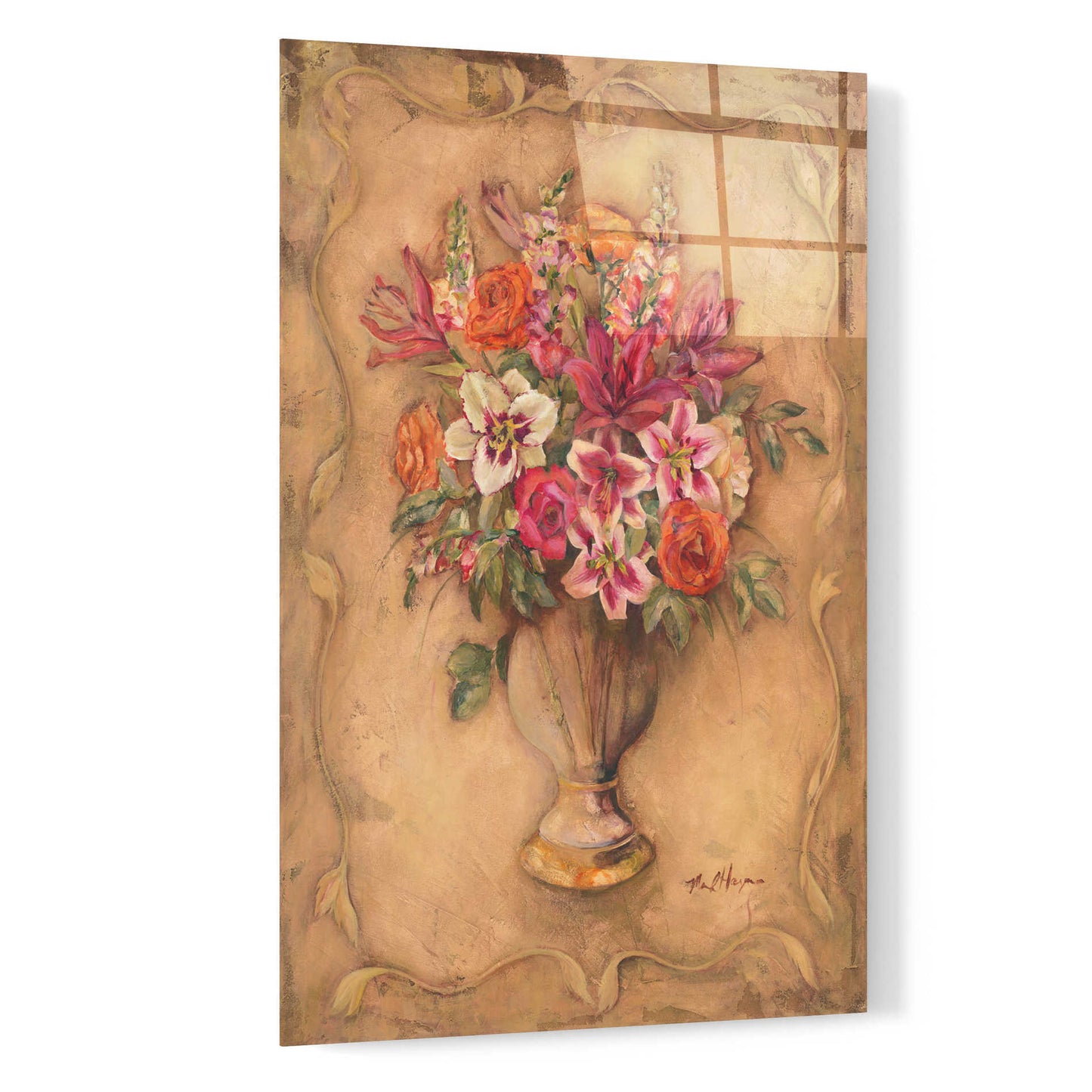 Epic Art 'Fragrant Bouquet II' by Marilyn Hageman, Acrylic Glass Wall Art,16x24