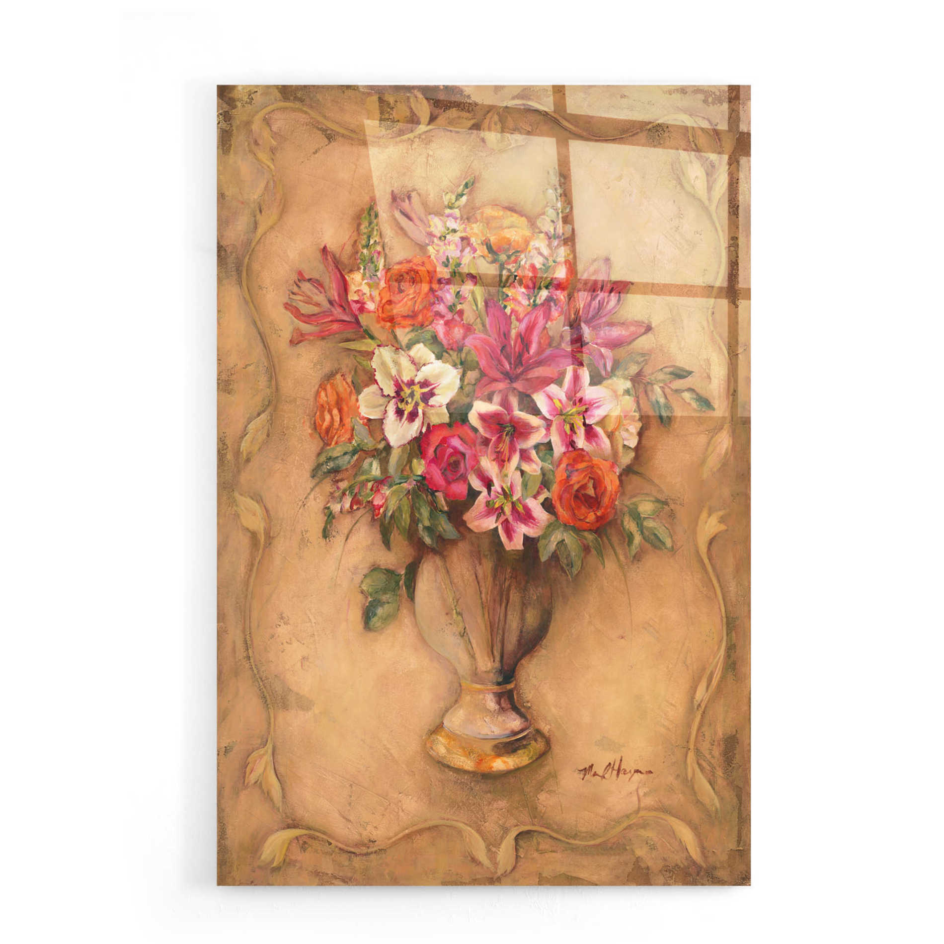 Epic Art 'Fragrant Bouquet II' by Marilyn Hageman, Acrylic Glass Wall Art,16x24