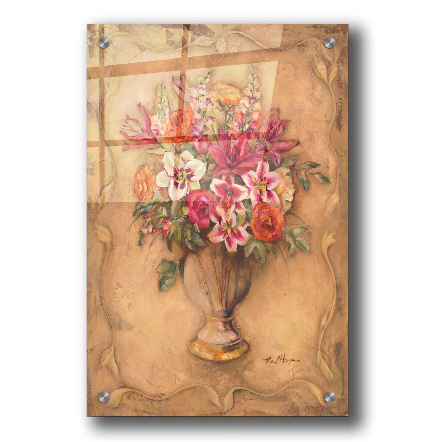 Epic Art 'Fragrant Bouquet II' by Marilyn Hageman, Acrylic Glass Wall Art,24x36