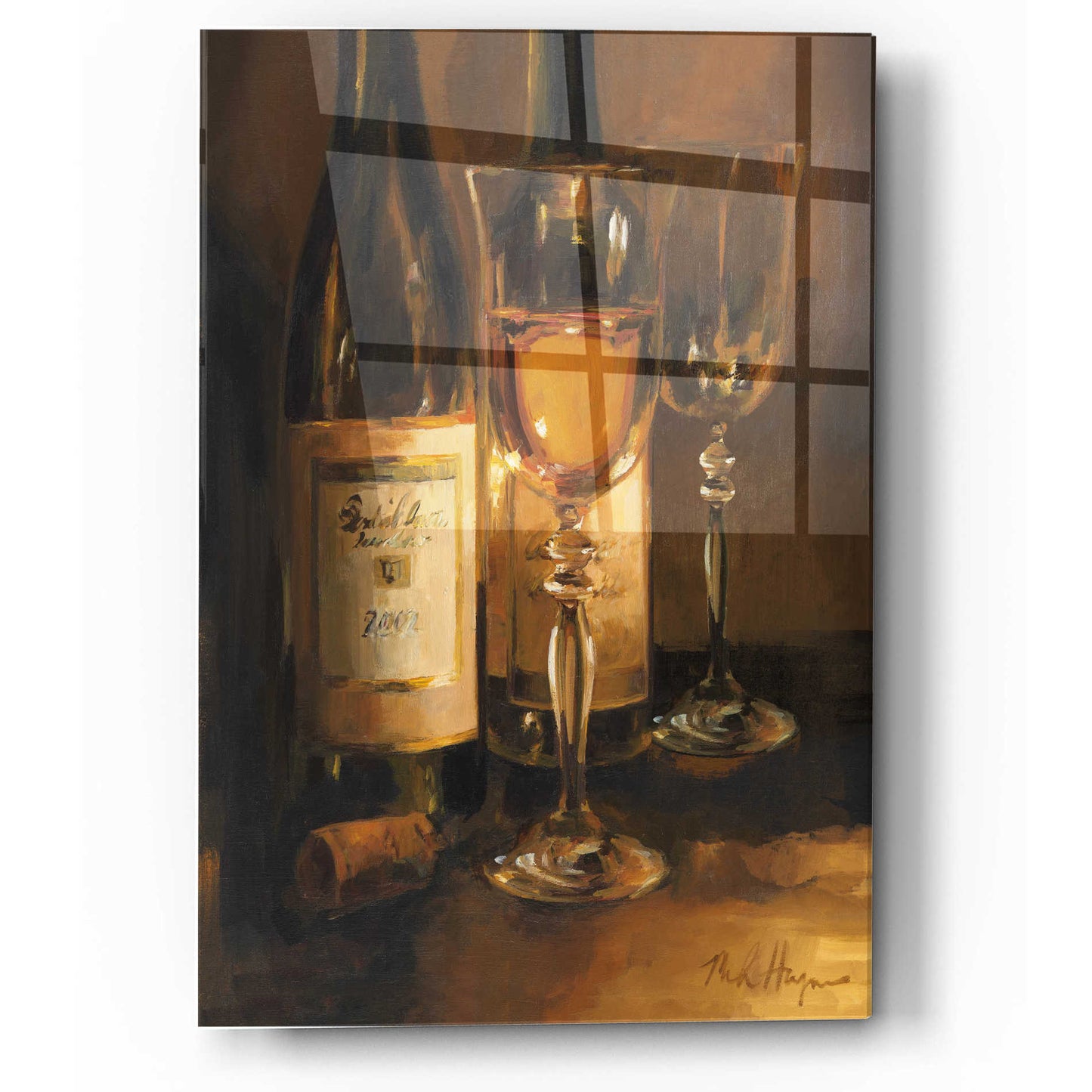 Epic Art 'By Candlelight II' by Marilyn Hageman, Acrylic Glass Wall Art,12x16