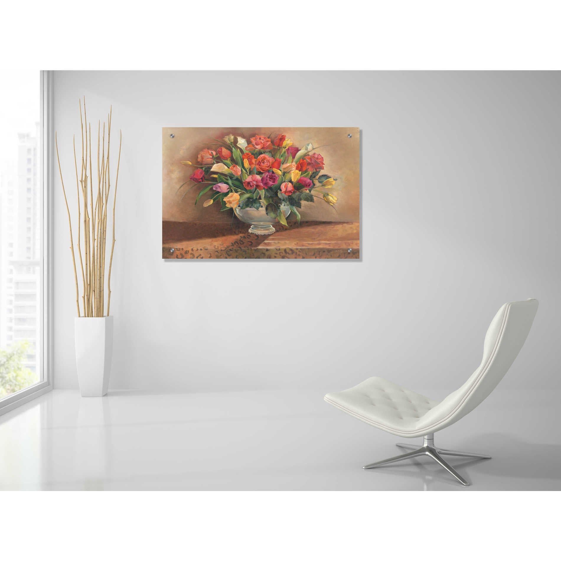 Epic Art 'Spring Floral' by Marilyn Hageman, Acrylic Glass Wall Art,36x24