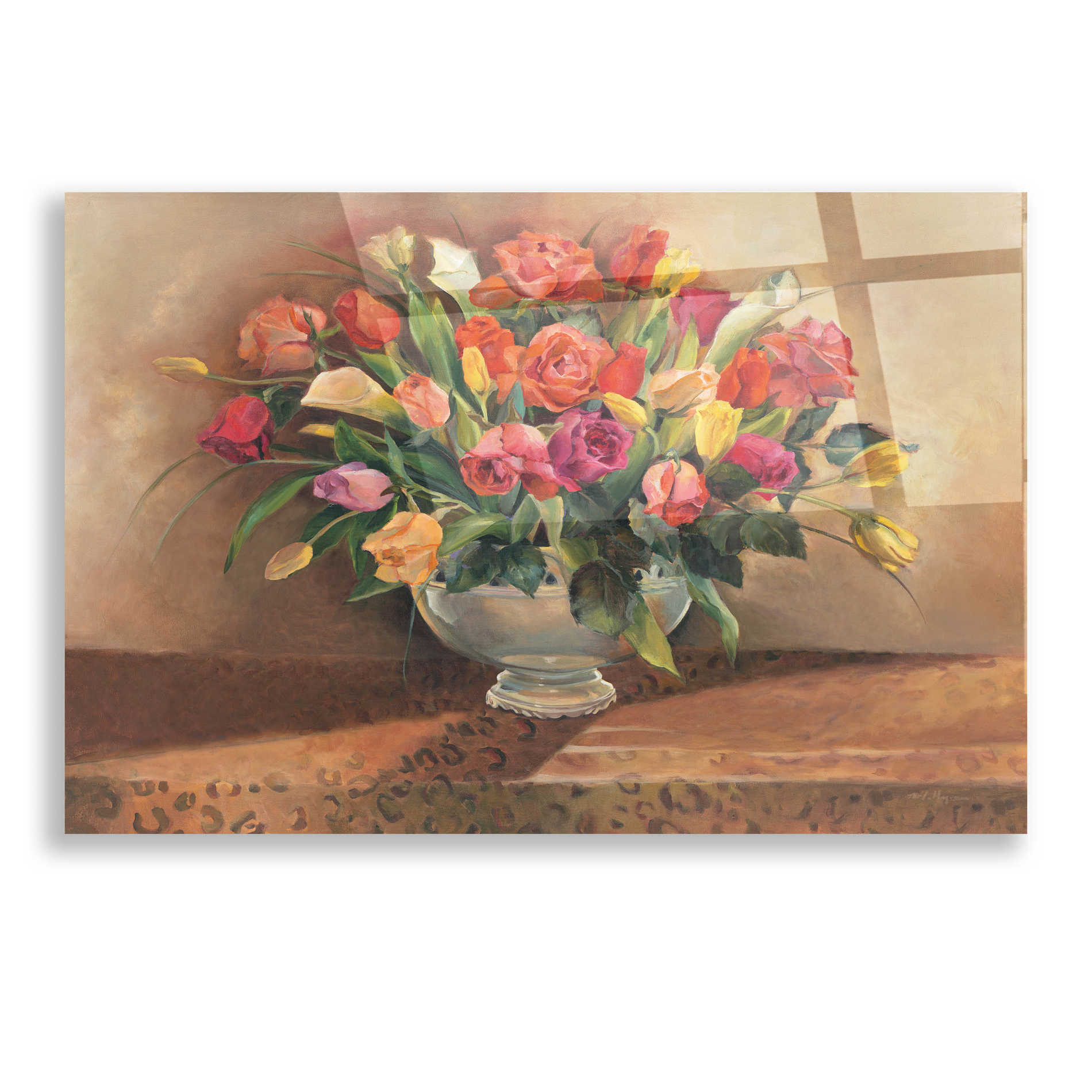 Epic Art 'Spring Floral' by Marilyn Hageman, Acrylic Glass Wall Art