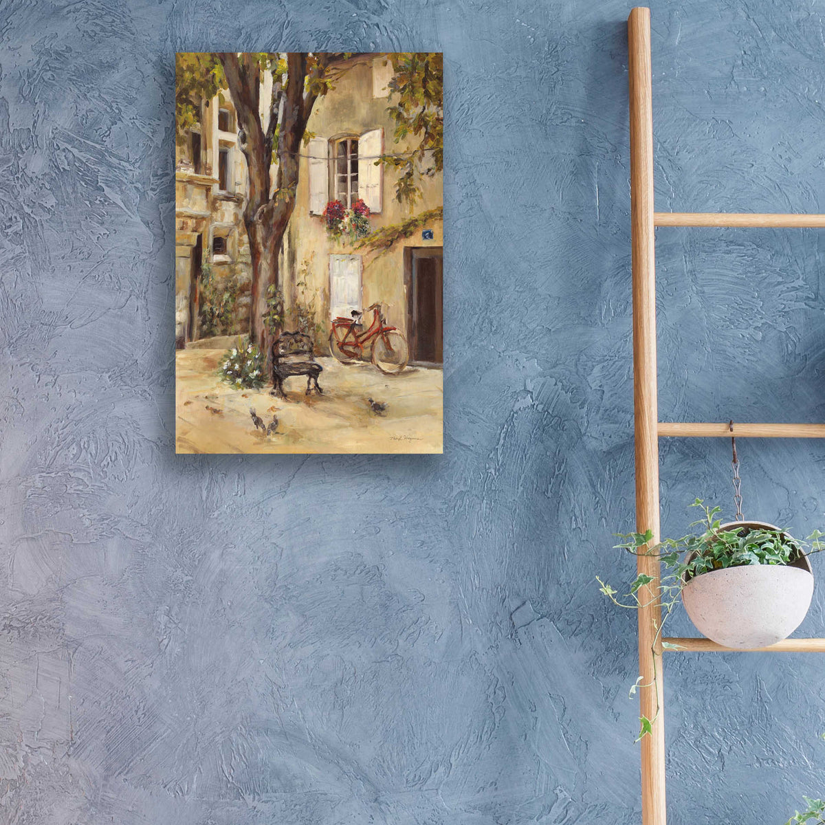 Epic Art 'Provence Village I' by Marilyn Hageman, Acrylic Glass Wall Art,16x24