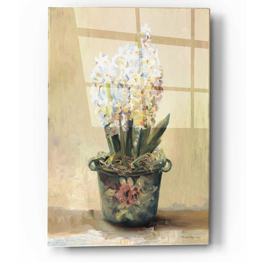 Epic Art 'Potted Hyacinths' by Marilyn Hageman, Acrylic Glass Wall Art