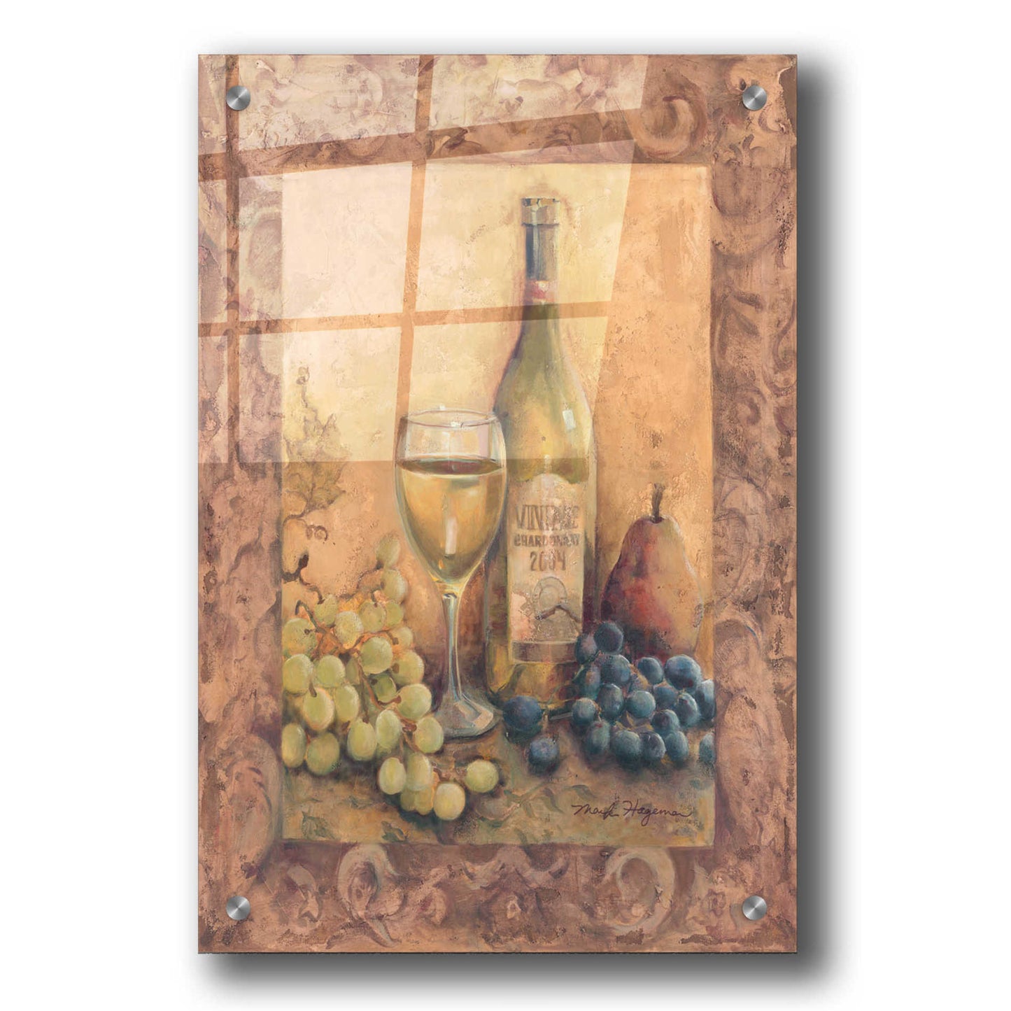 Epic Art 'Napa Wines I' by Marilyn Hageman, Acrylic Glass Wall Art,24x36