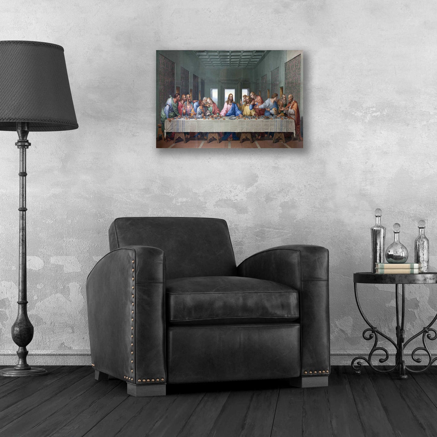 Epic Art 'The Last Supper Remastered,' Acrylic Wall Art,24x16