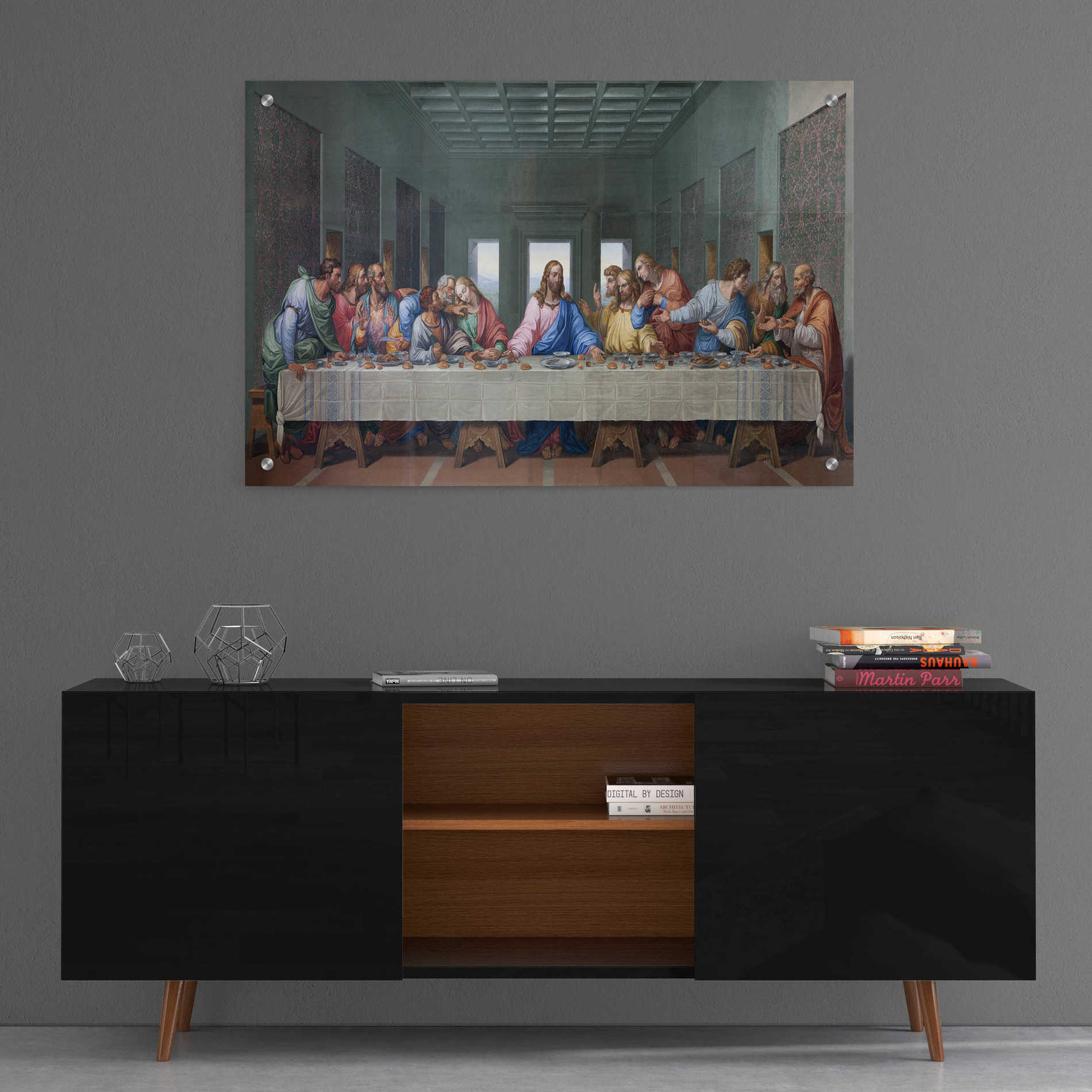 Epic Art 'The Last Supper Remastered,' Acrylic Wall Art,36x24