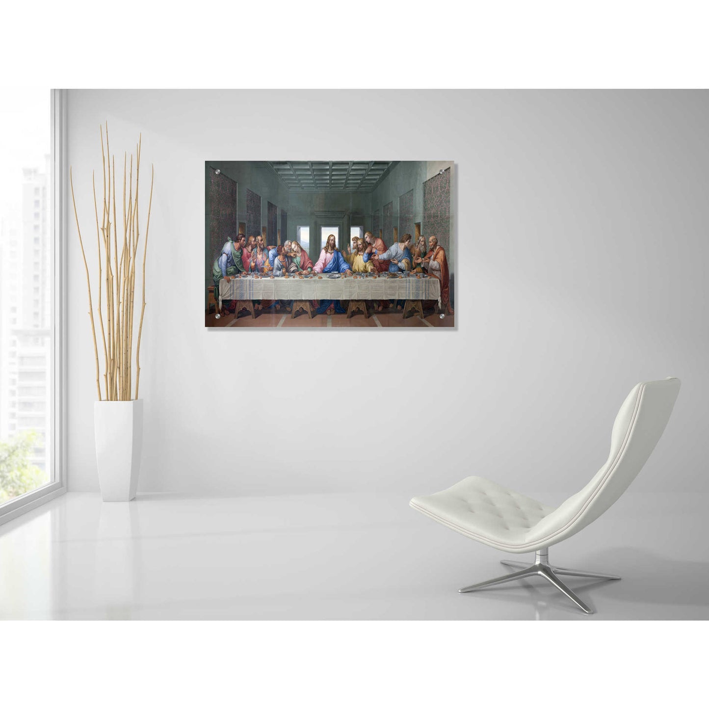 Epic Art 'The Last Supper Remastered,' Acrylic Wall Art,36x24