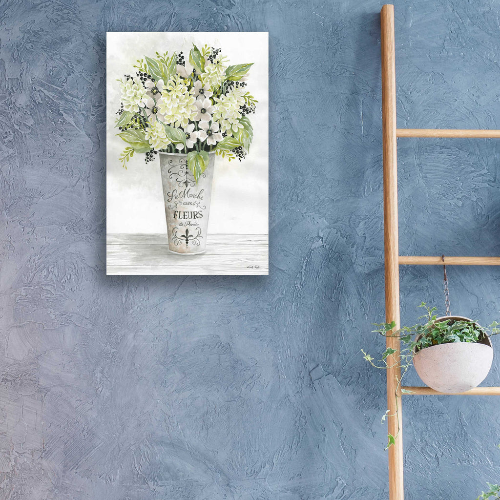 Epic Art 'French Floral I' by Cindy Jacobs, Acrylic Glass Wall Art,16x24